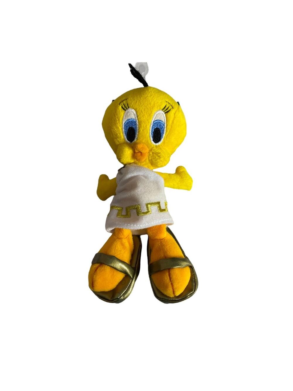 VTG 1998 Warner Bros Studio Store Las Vegas Roman Toga Tweety Bird Plush Toy Y2K
